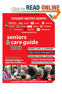 Front cover of Seniors and Care Guide 2012