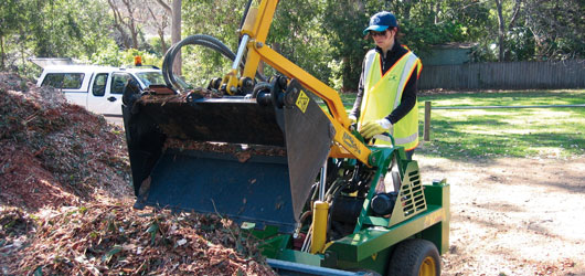 Chipping for mulch