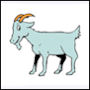 Chinese Bilingual Storytime Goat Cartoon image of a goat
