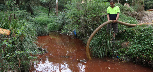 water pollution