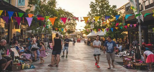Hornsby Mall suitcase market