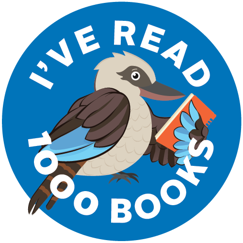 I've read 1000 books logo