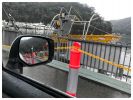<p>Finalist - Senior</p> <p>Colleen Langron</p> <p>LIFE</p> <p>This photo was taken in my car crossing Berowra Waters on the ferry. It represents life in lockdown during the covid pandemic. Seeing our old 'normal' life, reflected in the rear vision mirror leaving the shore, to being with everyone else restricted in their cars also looking out. However, there is a lifeboat, with light just around the corner, in the distance, that brings hope amongst the barriers and locks that confine us now.</p>