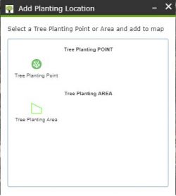 tree selection info