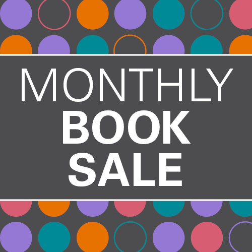 monthly book sale icon