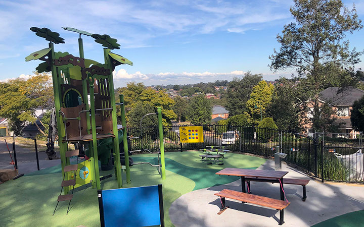 playground with equipment