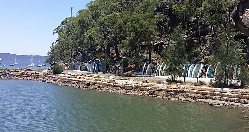 Parsley Bay Dinghy Racks