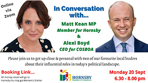 In conversation with Matt Kean and Alexi Boyd