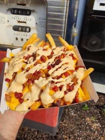 The American BBQ Kitchen - cheesy bacon fries