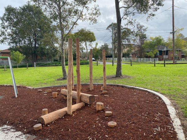 Wooden play area