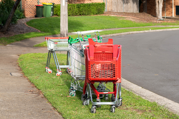 shopping trolleys
