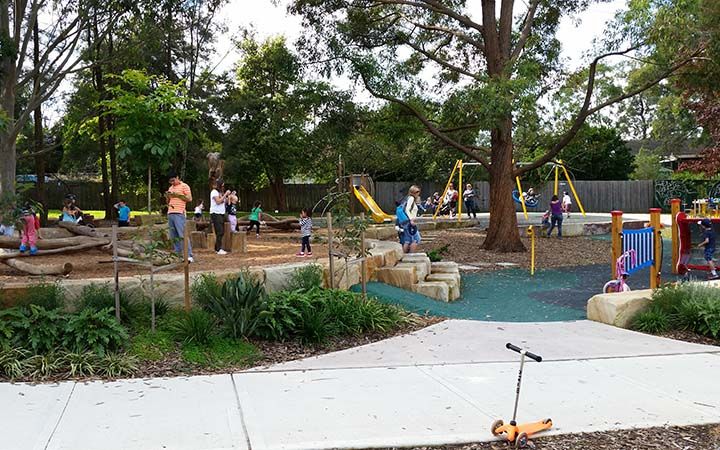 Asquith Nature play equipment