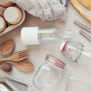 plastic free household items