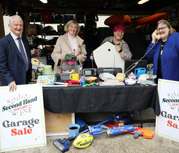 Hornsby Shire Mayor Philip Ruddock, Cr Verity Greenwood, Cr Sallianne McCelland and Cr Janelle McIntosh