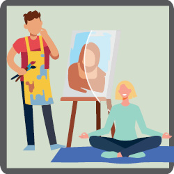 painting and meditation