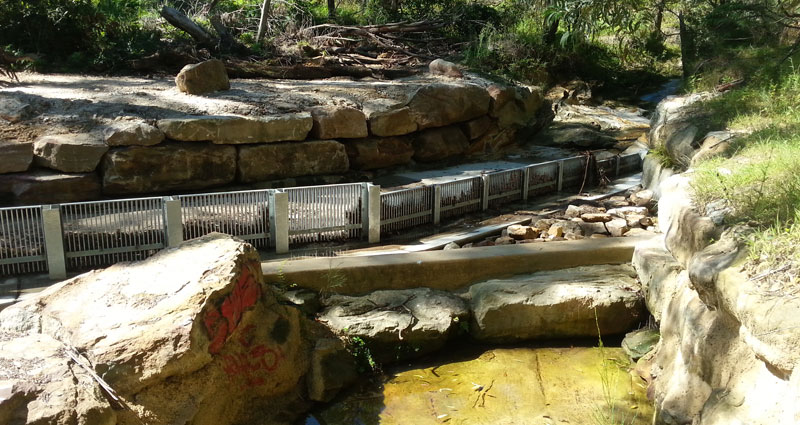 Trash rack Pennant Hills