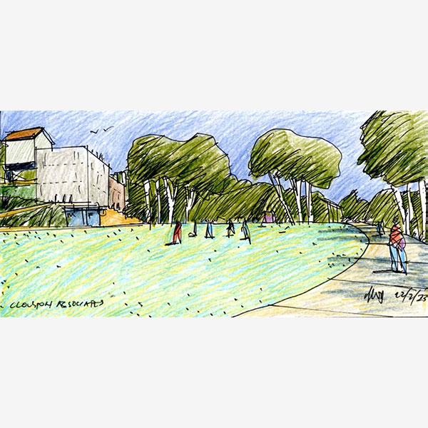 artist's impression of park