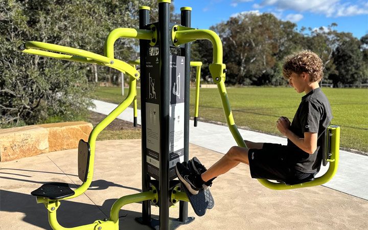 Berry Park fitness equipment