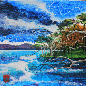 Myall Lakes artwork by Carol Gill