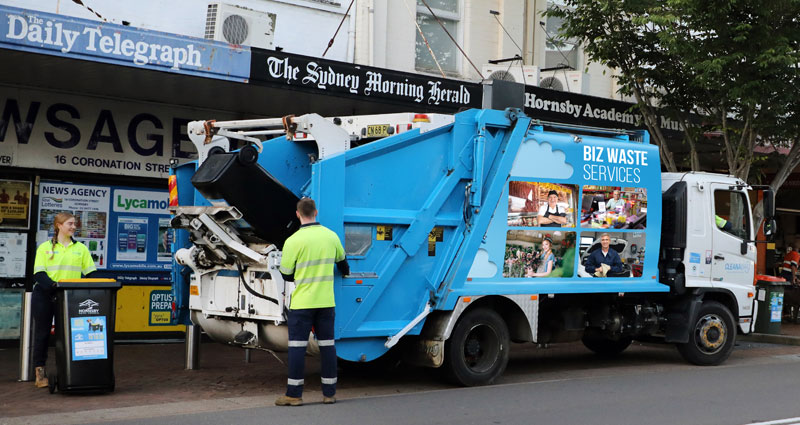 Cleanaway - commercial truck