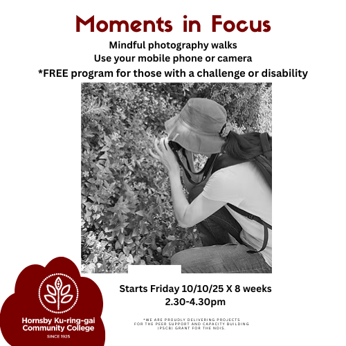 Moments in focus tile