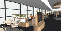 Lounge seating area