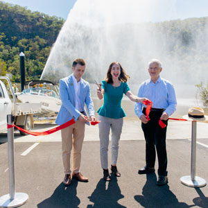 Dr Peter Gangemi, Mayor, The Hills Shire Council; Robyn Preston MP, Member for Hawkesbury; The Hon Cr Philip Ruddock AO, Mayor, Hornsby Shire Council 