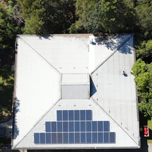 Solar on Mt Colah community centre