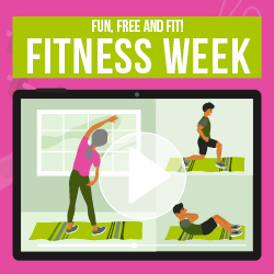 Fitness week tile