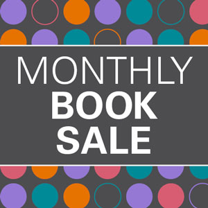 monthly book sale graphic