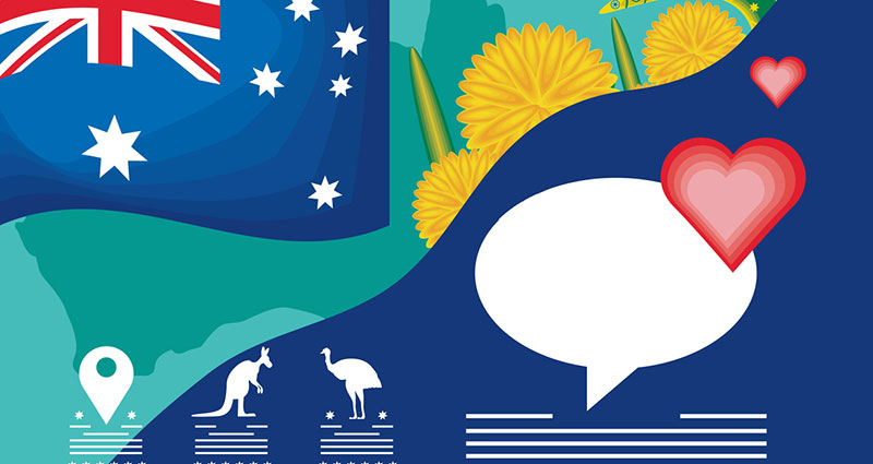 Australia Day, celebration national poster