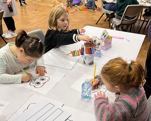 Children at the Berowra Library Open Day