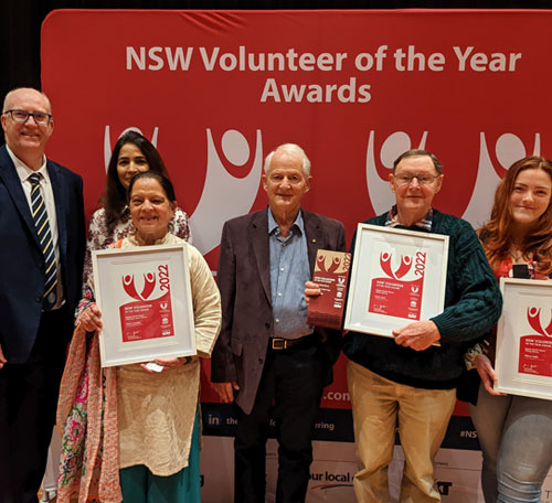2022 Upper North Shore Volunteer of the Year Award winners