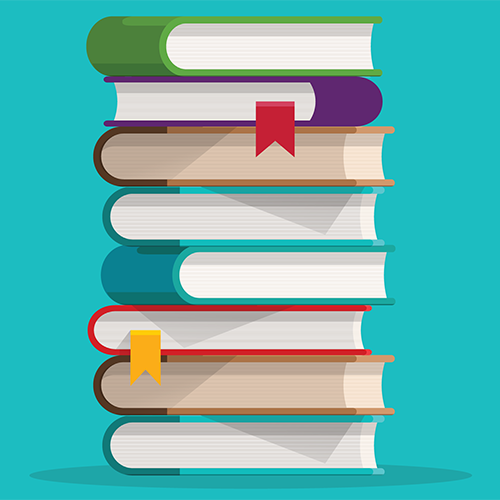 pile of books