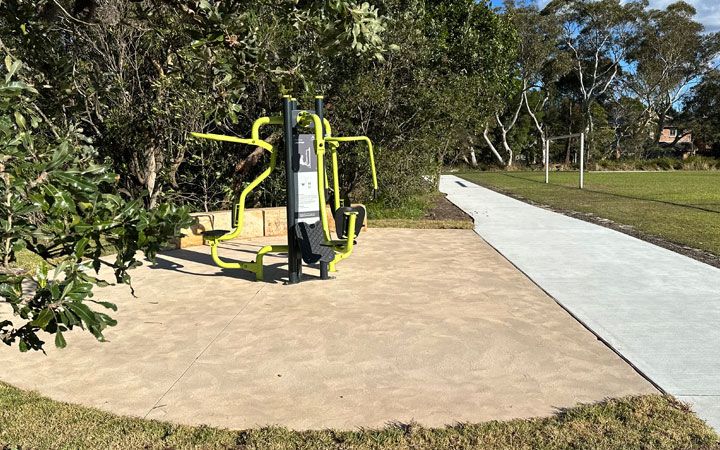 Berry Park fitness equipment
