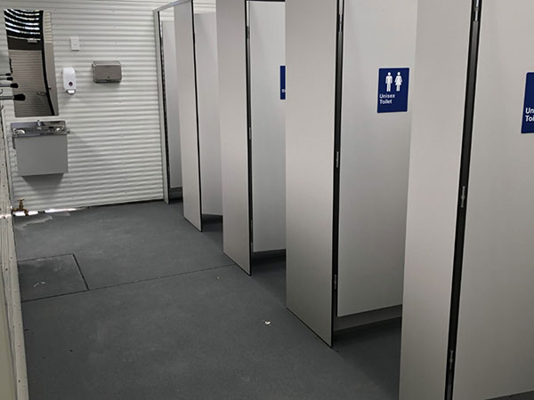 toilet cubicles