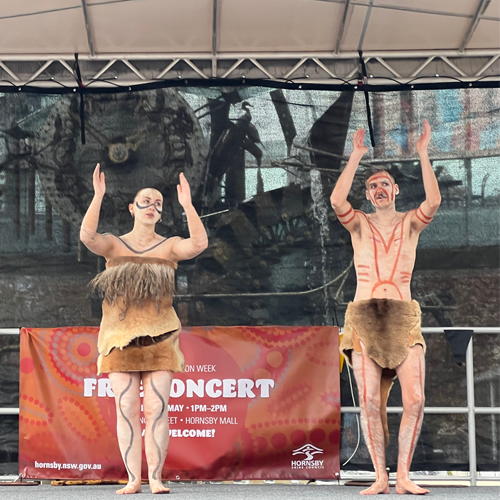 Gawura Cultural Immersions at a Reconciliation Week Concert in Hornsby 2024
