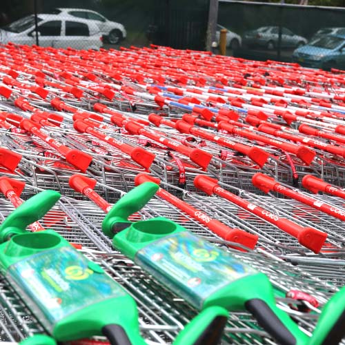 shopping trolleys