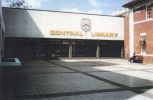Entrance to old Hornsby Library on Pacific Highway