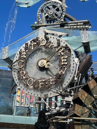 A 17th century style Swiss pendulum clock