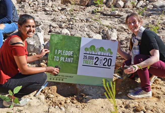 Rofe Park tree planting day - July 2018