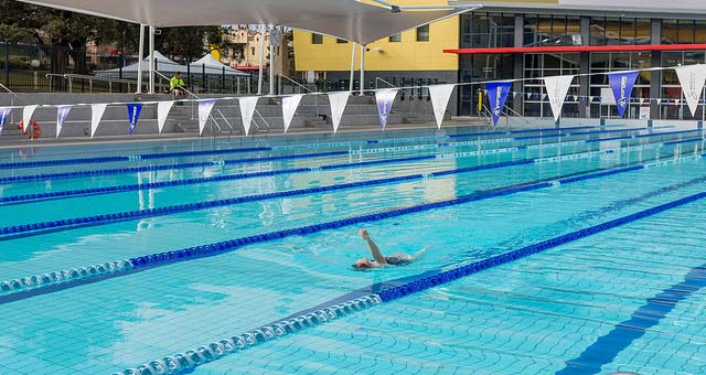 swimmer at Hornsby Aquatic Centre