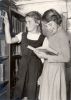 Inside the Library van