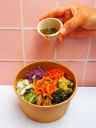 bibimbap sesame seeweed