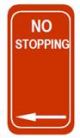 No Stopping sign