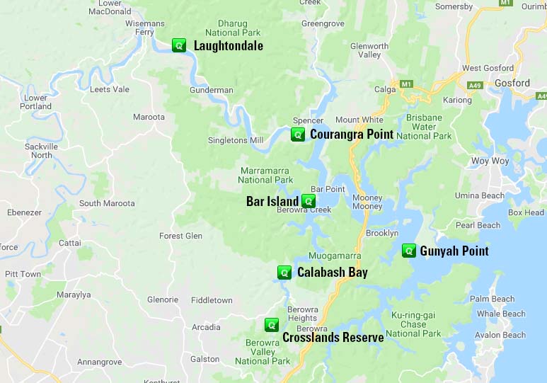 Hawkesbury Watch Locations
