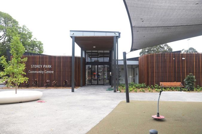 Storey Park Community Centre entrance