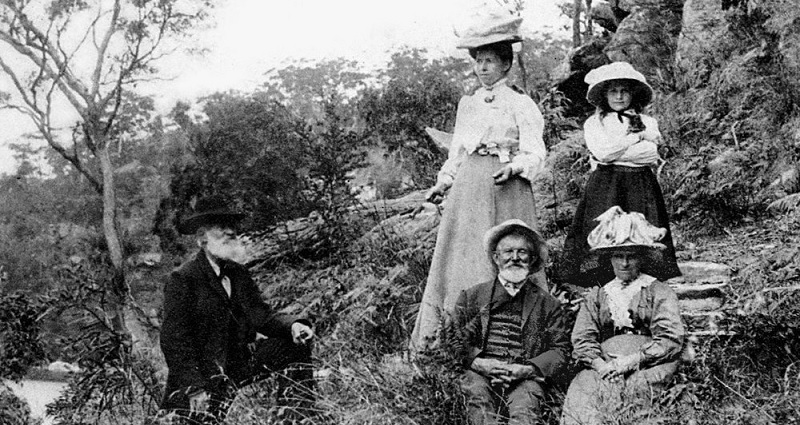 Photograph of a family picnic at Bobbin Head 1909