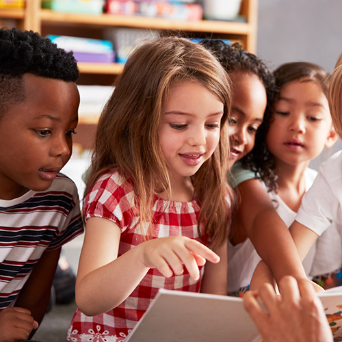 kids reading book