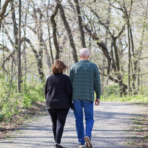 couple taking a walk